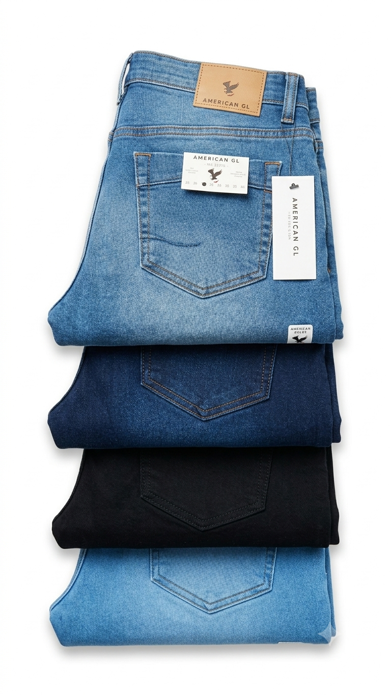 Pantalón de mezclilla American Golden azul mezclilla para hombre venta por mayoreo Golden Level
