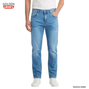 Pantalón de mezclilla American Golden azul claro para hombre venta por mayoreo Golden Level