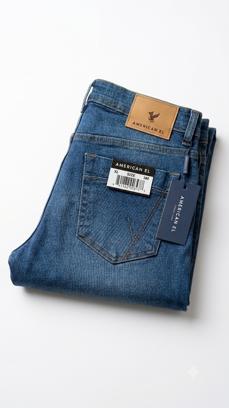 Pantalón de mezclilla American Golden azul mezclilla para hombre venta por mayoreo Golden Level