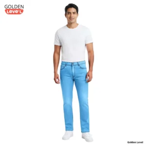 Pantalón de mezclilla Golden Level azul claro para hombre venta por mayoreo