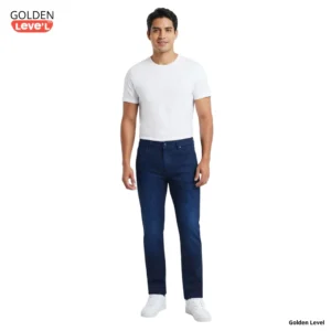 Pantalón de mezclilla Golden Level azul marino para hombre venta por mayoreo